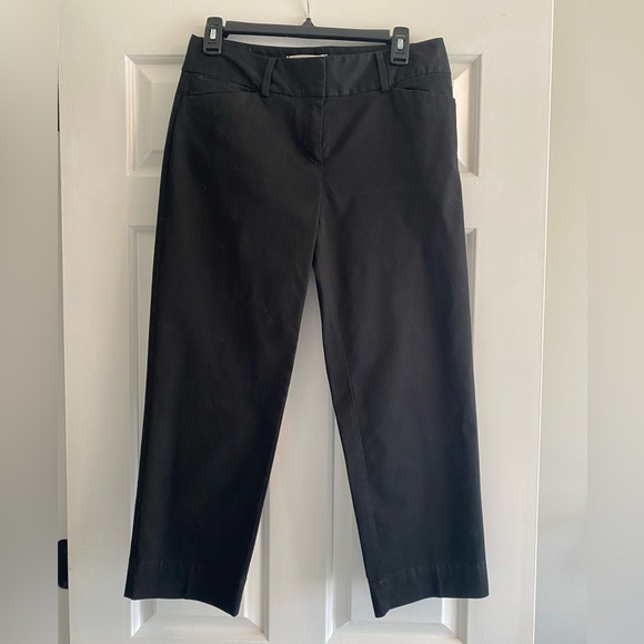 Loft Julie Black Capri Pants Size 4 - Picture 1 of 6